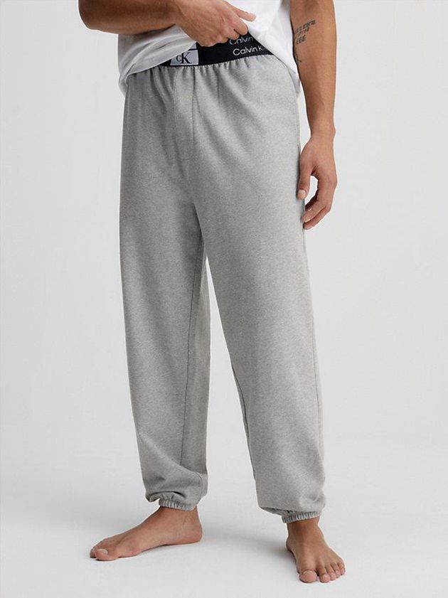 Grey Calvin Klein Lounge - Ck96 Men Joggers | OVUI-51437