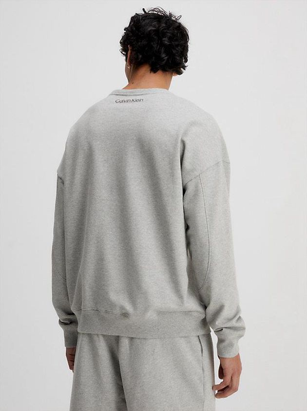Grey Calvin Klein Lounge - Ck96 Men Sweatshirt | JPZO-42765