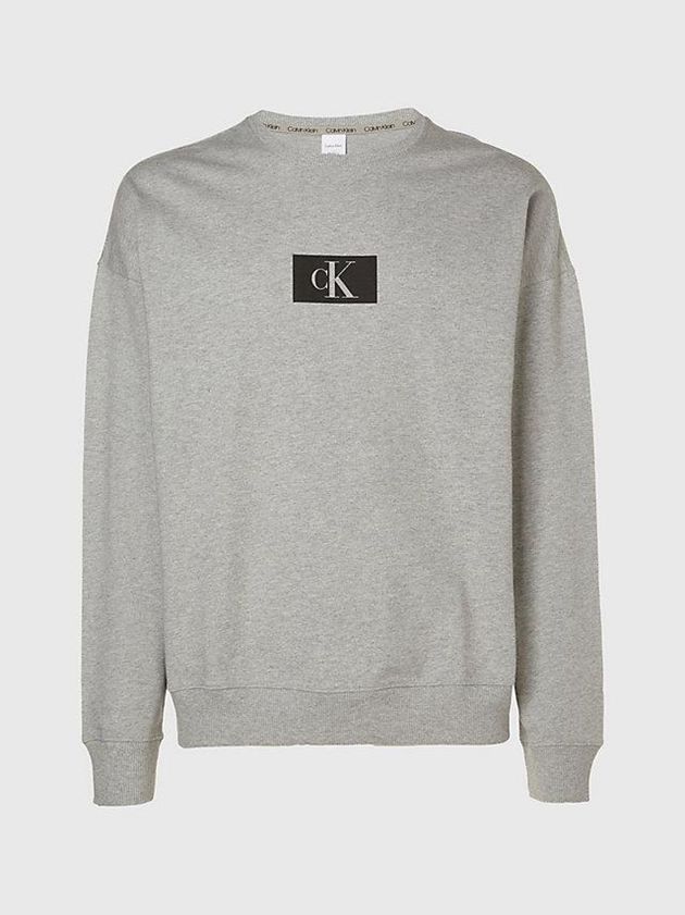 Grey Calvin Klein Lounge - Ck96 Men Sweatshirt | JPZO-42765