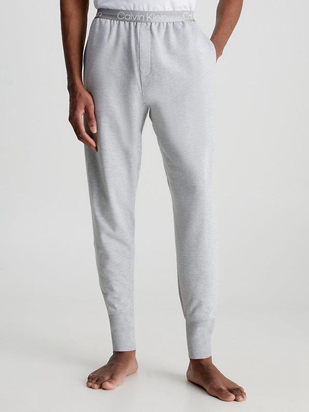 Grey Calvin Klein Lounge - Modern Structure Men Joggers | YGLR-36297