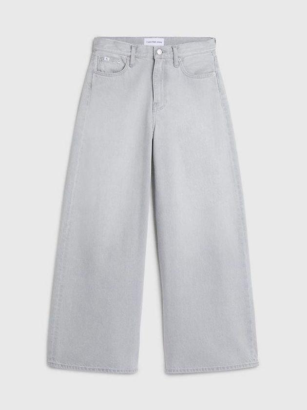 Grey Calvin Klein Low Rise Loose Women Jeans | QNCB-17582
