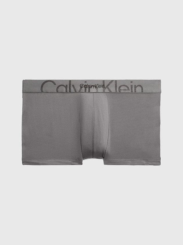 Grey Calvin Klein Low Rise - Embossed Icon Men Briefs | EMFS-12678