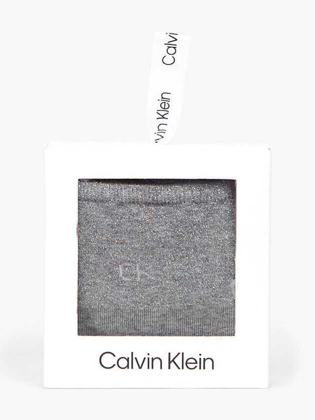 Grey Calvin Klein Lurex Gift Box Women Socks | RVHB-58231