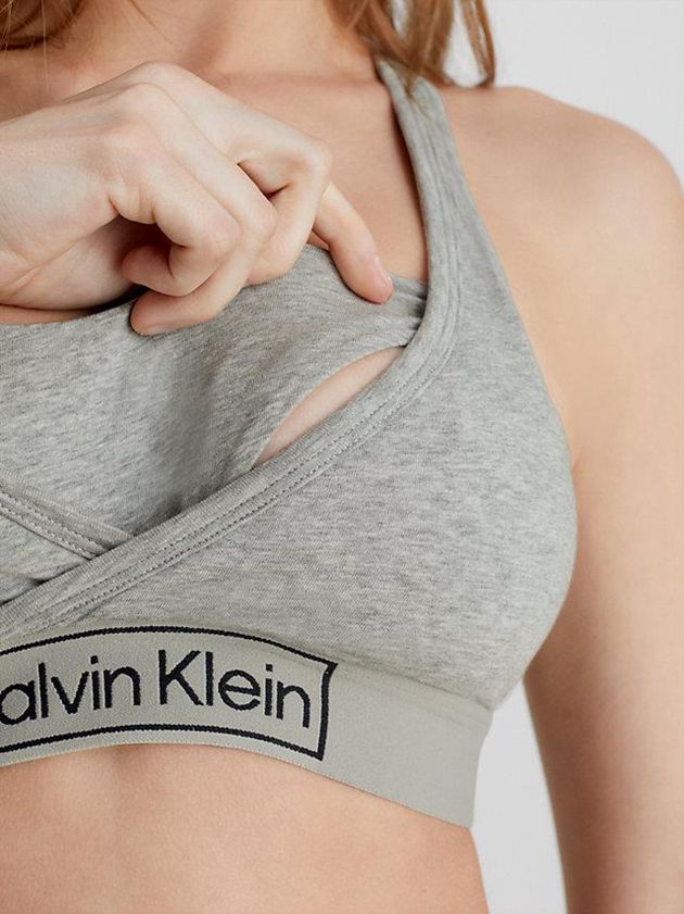 Grey Calvin Klein Maternity - Reimagined Heritage Women Bra | JHNT-47586
