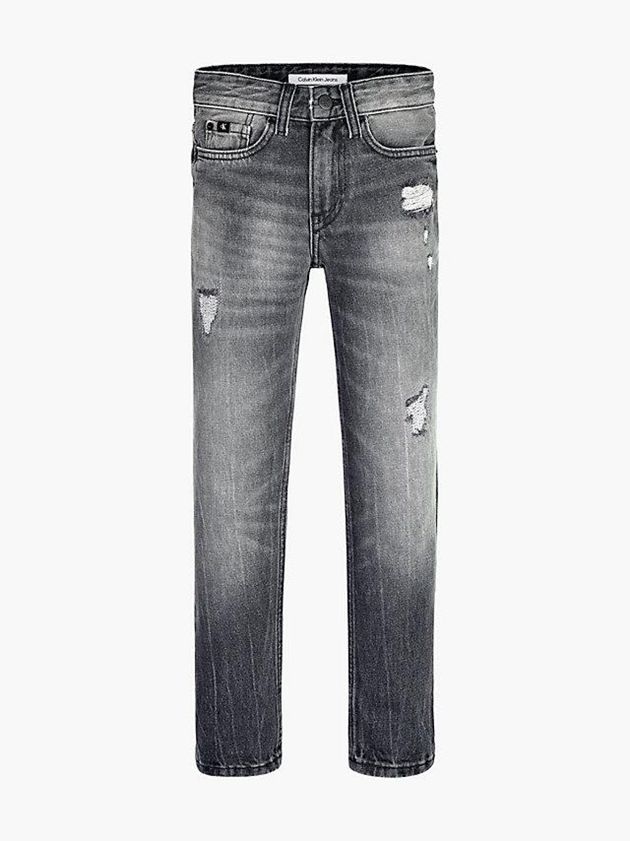 Grey Calvin Klein Mid Rise Slim Boys's Jeans | LXOK-72065