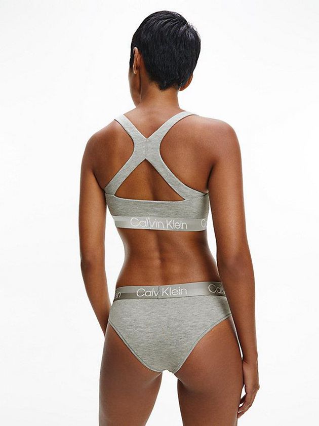 Grey Calvin Klein Modern Structure Women Bra | SIZO-79614