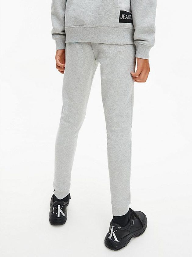Grey Calvin Klein Organic Cotton Boys's Joggers | ZOHN-73468