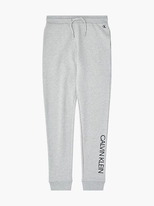 Grey Calvin Klein Organic Cotton Boys's Joggers | ZOHN-73468