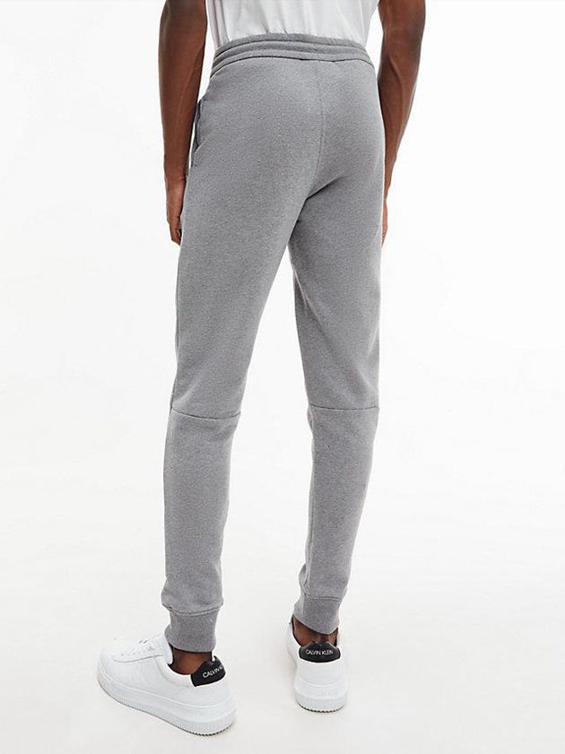 Grey Calvin Klein Organic Cotton Men Joggers | DMRT-97613