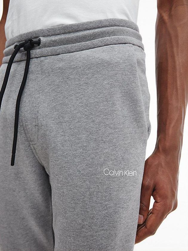 Grey Calvin Klein Organic Cotton Men Joggers | DMRT-97613