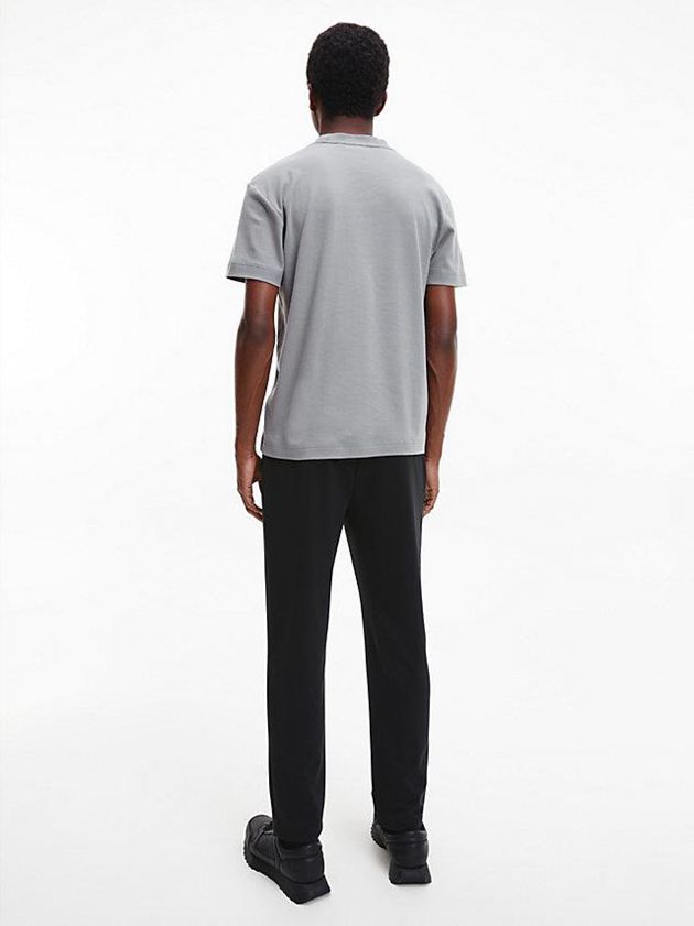 Grey Calvin Klein Organic Cotton Men T-Shirt | NVLU-74396