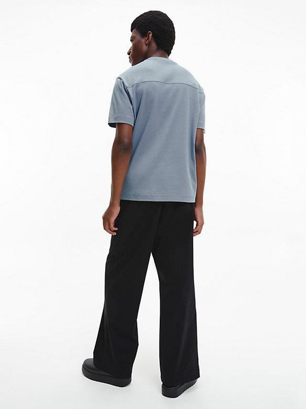 Grey Calvin Klein Organic Cotton Men T-Shirt | ARQP-65201