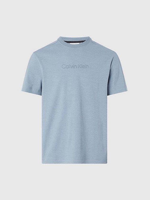 Grey Calvin Klein Organic Cotton Men T-Shirt | ARQP-65201