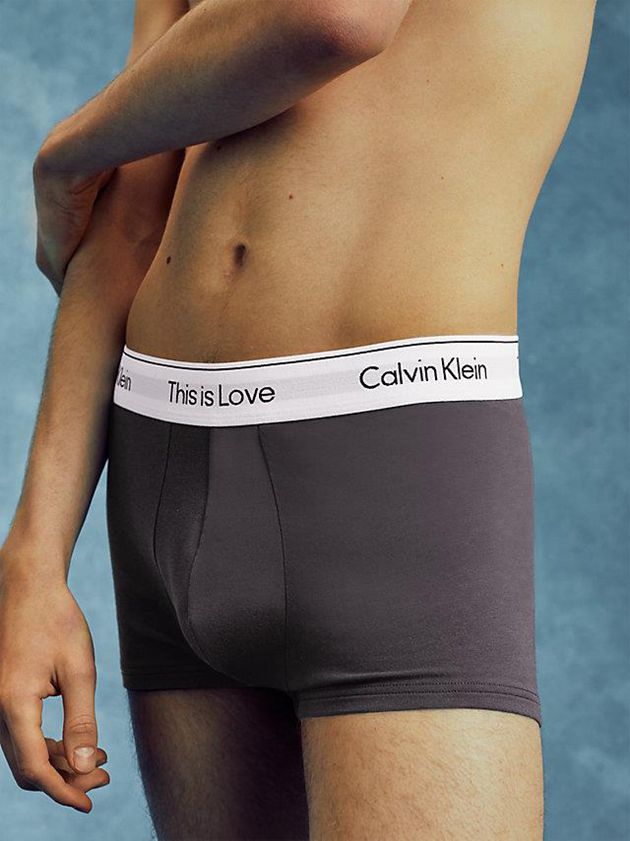 Grey Calvin Klein Pride Men Briefs | YIRG-87615