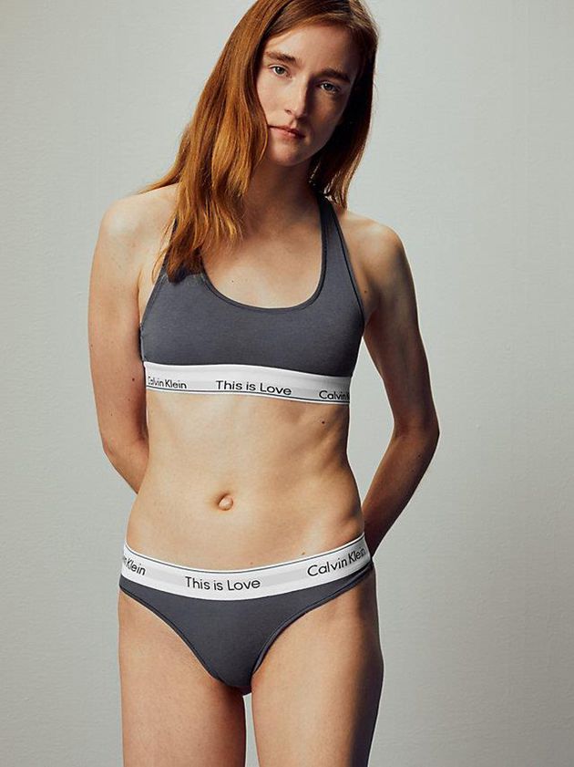 Grey Calvin Klein Pride Women Bra | DOQB-42873