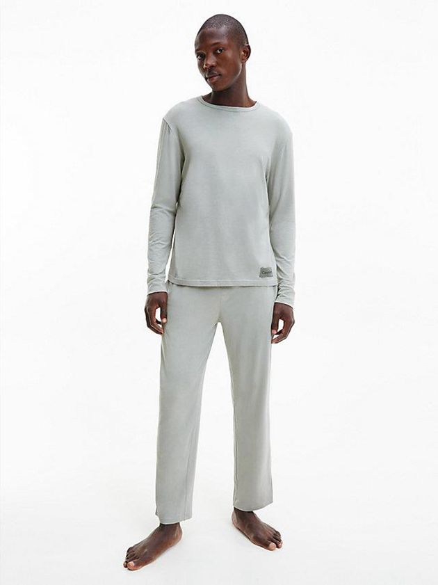 Grey Calvin Klein Pyjama Men Pants | ZDUS-06283