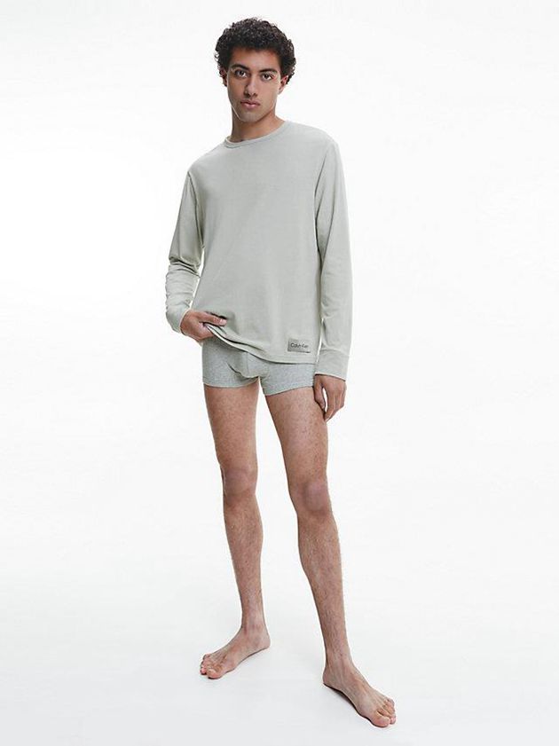 Grey Calvin Klein Pyjama Men Top | BZVX-61028