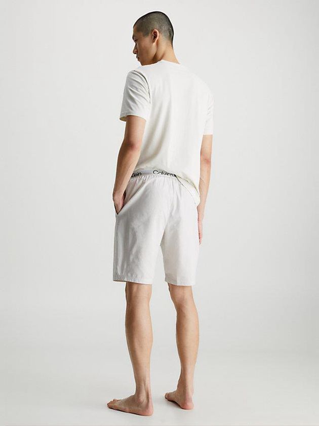 Grey Calvin Klein Pyjama Set - Modern Structure Men Shorts | RDAC-85213