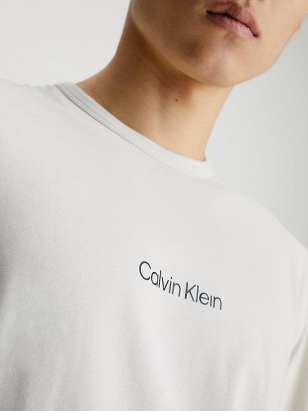 Grey Calvin Klein Pyjama Set - Modern Structure Men Shorts | RDAC-85213