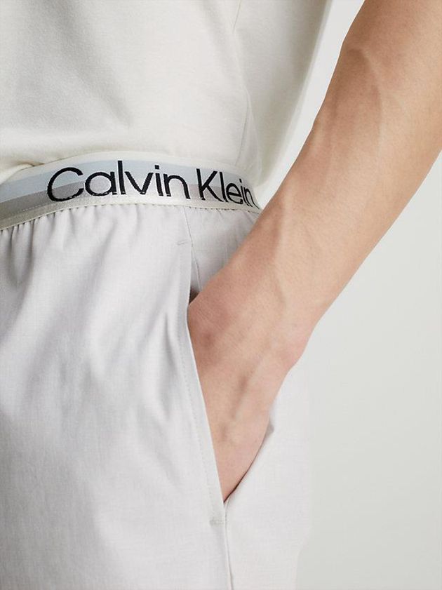 Grey Calvin Klein Pyjama Set - Modern Structure Men Shorts | RDAC-85213