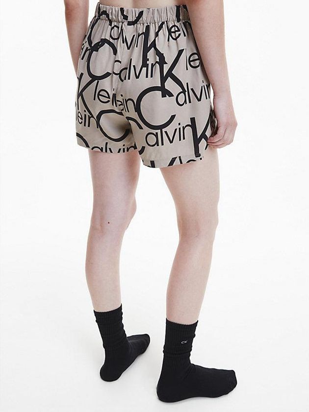 Grey Calvin Klein Pyjama Women Shorts | UYVR-34162