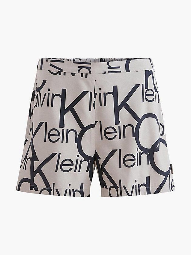 Grey Calvin Klein Pyjama Women Shorts | UYVR-34162