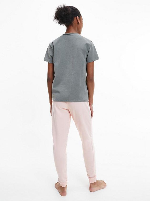 Grey Calvin Klein Pyjama - CK One Women Top | HWEL-23804