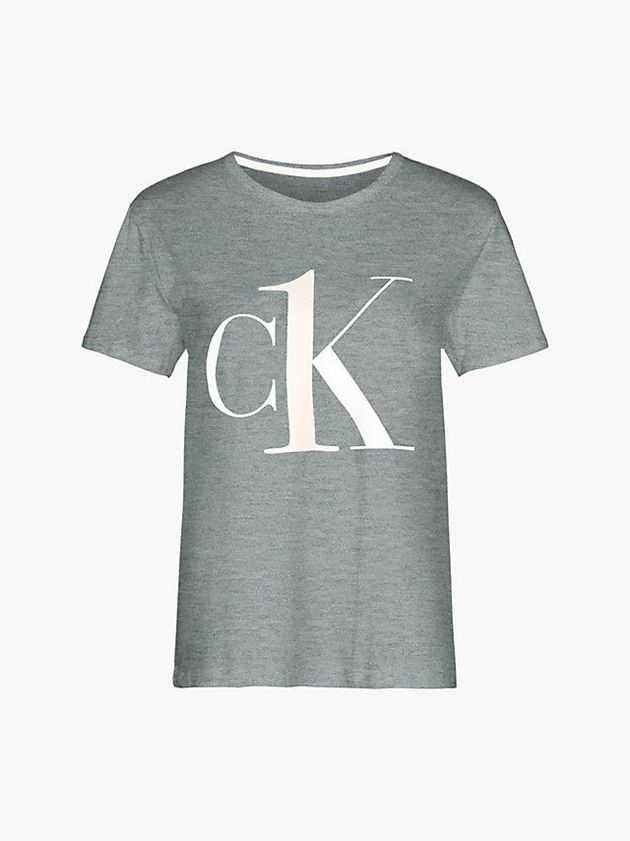 Grey Calvin Klein Pyjama - CK One Women Top | HWEL-23804