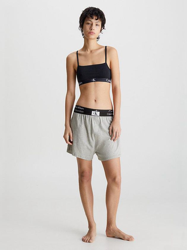Grey Calvin Klein Pyjama - Ck96 Women Shorts | DORL-02638