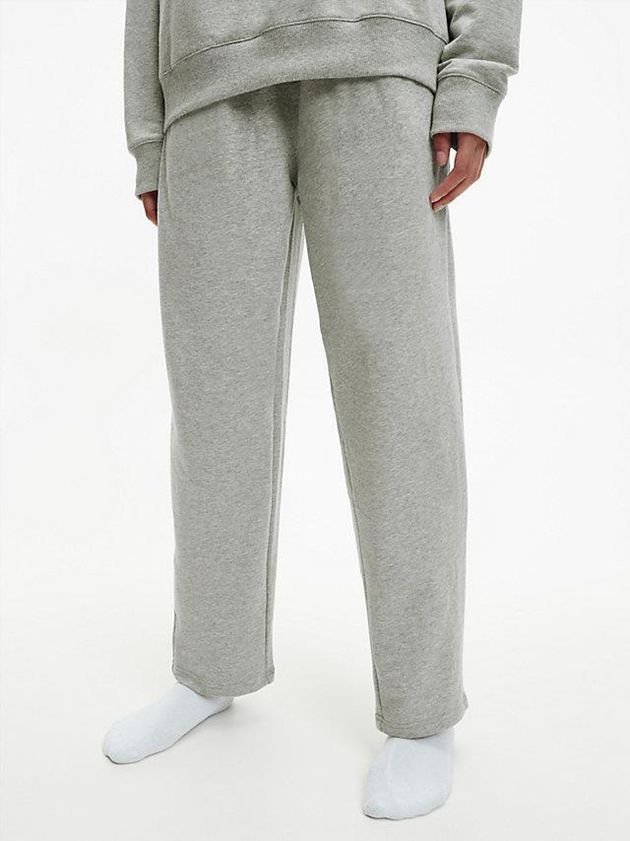 Grey Calvin Klein Pyjama - Embossed Icon Women Pants | GSTY-49073