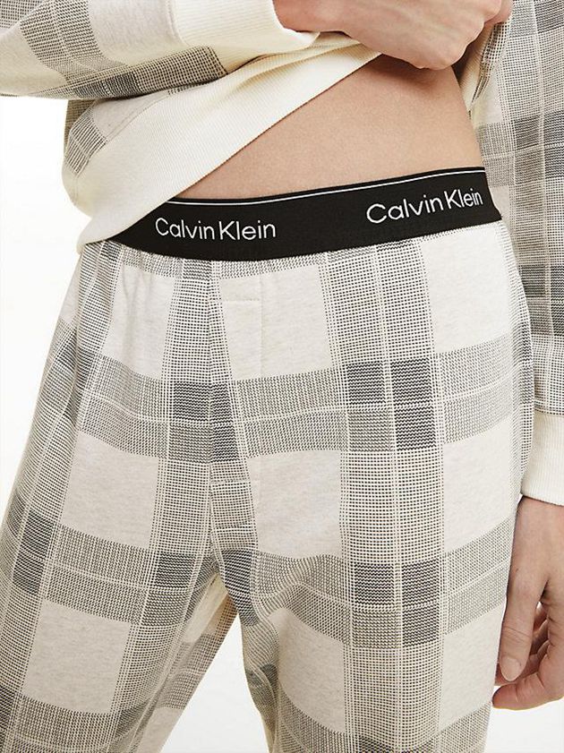 Grey Calvin Klein Pyjama - Modern Cotton Women Pants | EOQJ-30561