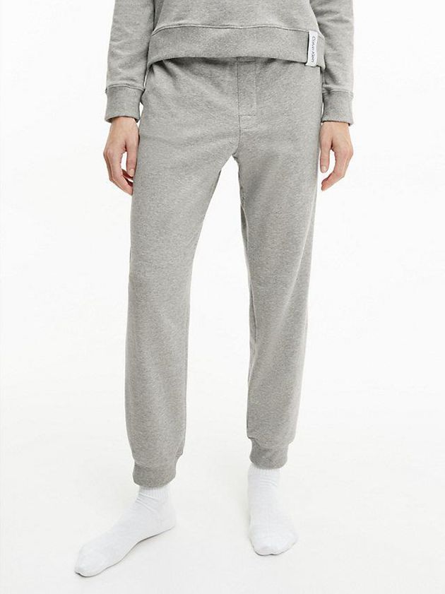 Grey Calvin Klein Pyjama - Modern Cotton Women Pants | RKUJ-21835