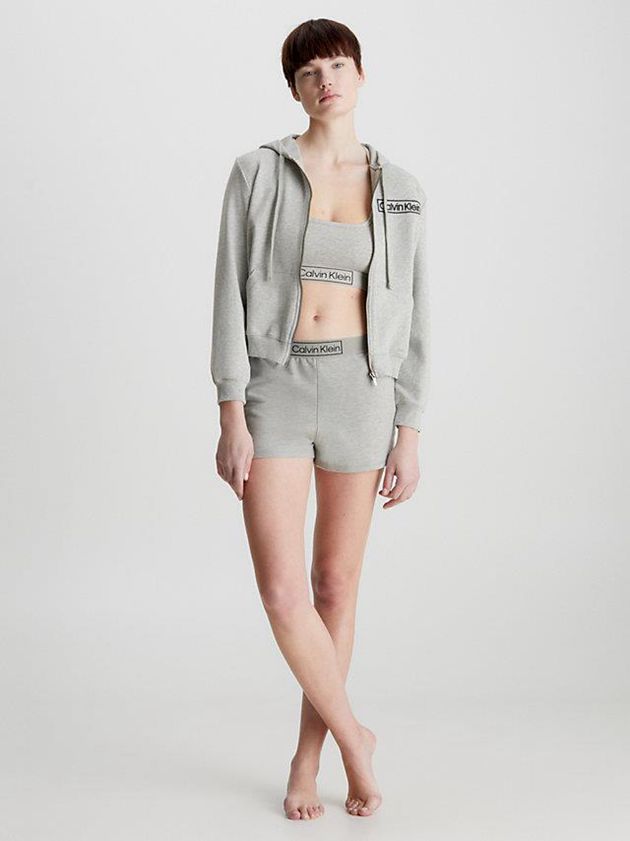 Grey Calvin Klein Pyjama - Reimagined Heritage Women Shorts | HPOR-04562