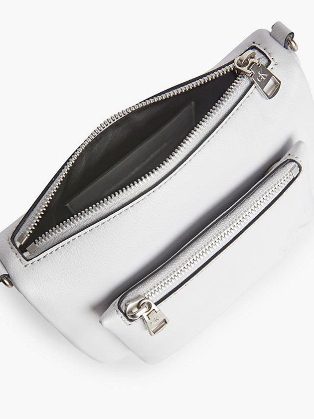 Grey Calvin Klein Recycled Crossbody With Pouch Women Bags | ZSLF-67485