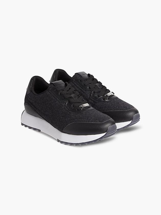 Grey Calvin Klein Recycled Felt Women Sneakers | VXEM-70459