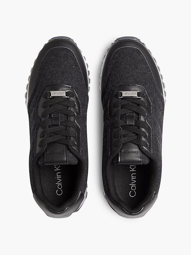 Grey Calvin Klein Recycled Felt Women Sneakers | VXEM-70459