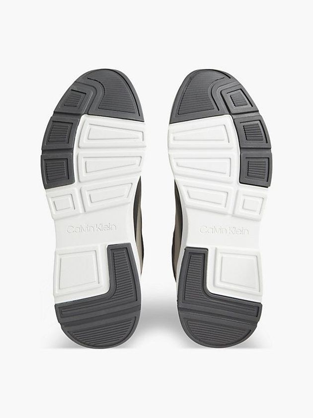 Grey Calvin Klein Recycled High-Top Men Sneakers | QPRB-92804