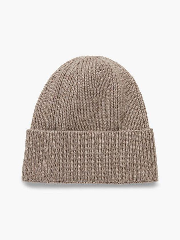 Grey Calvin Klein Recycled Knit Women Beanie | YNSX-57691