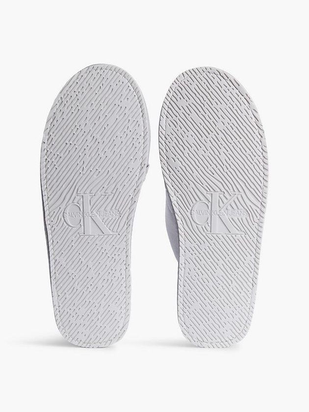 Grey Calvin Klein Recycled Men Slippers | UICW-69201
