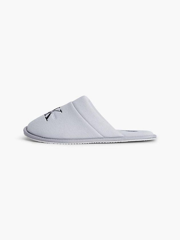 Grey Calvin Klein Recycled Men Slippers | UICW-69201