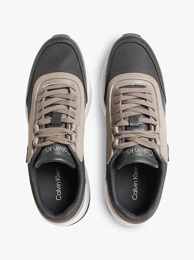 Grey Calvin Klein Recycled Men Sneakers | DYTN-14302