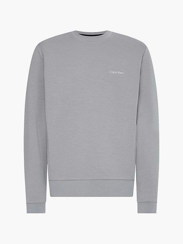 Grey Calvin Klein Recycled Polyester Men Sweatshirt | LUTX-74306