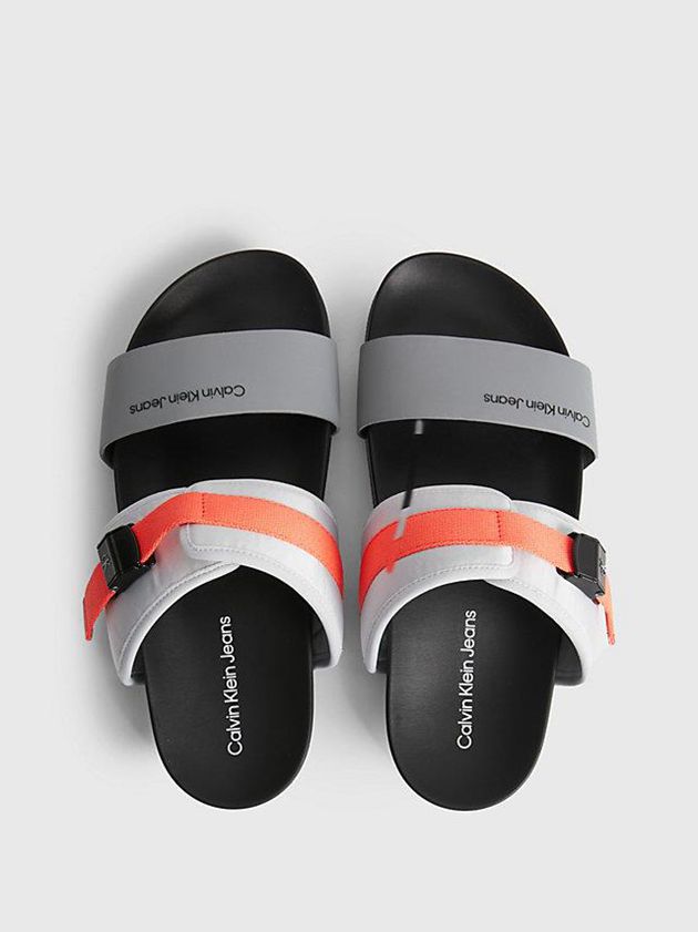 Grey Calvin Klein Recycled Women Sandals | NHSG-68950