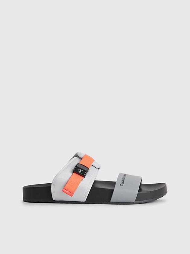 Grey Calvin Klein Recycled Women Sandals | NHSG-68950