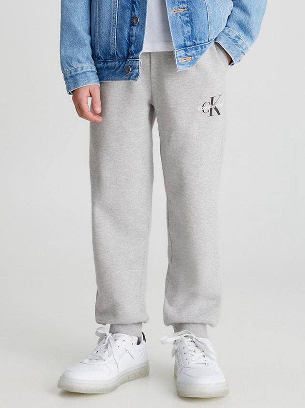 Grey Calvin Klein Relaxed Boys's Joggers | SUYF-50274