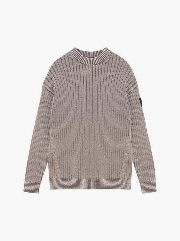Grey Calvin Klein Relaxed Combed Cotton Jumper Men Sweater | CAYF-74691
