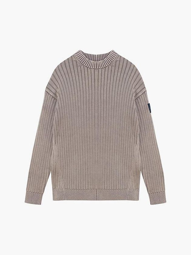 Grey Calvin Klein Relaxed Combed Cotton Jumper Men Sweater | CAYF-74691
