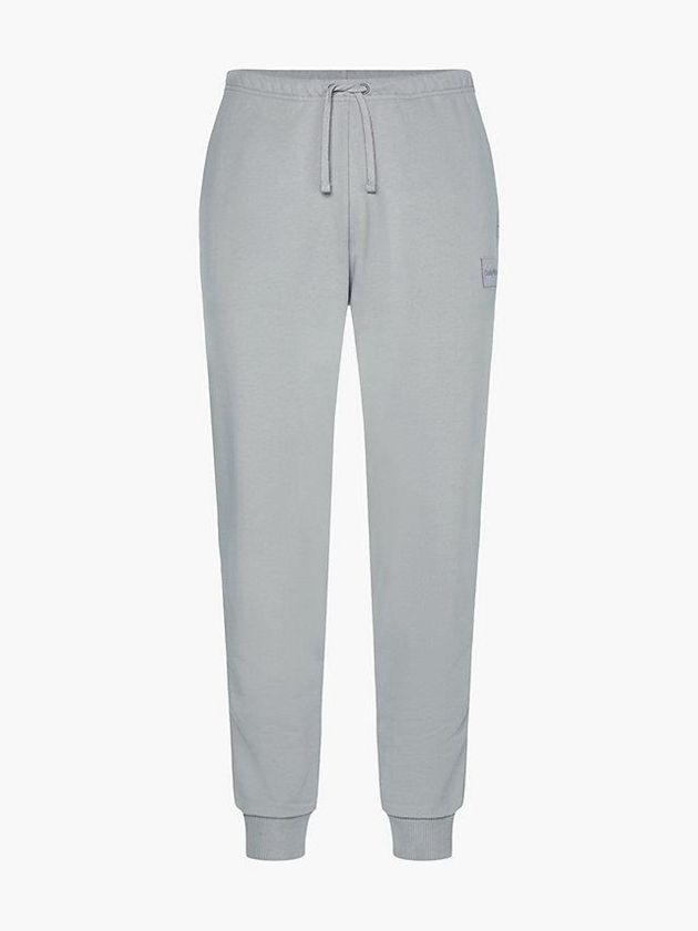 Grey Calvin Klein Relaxed Recycled Cotton Men Joggers | CZVG-65237