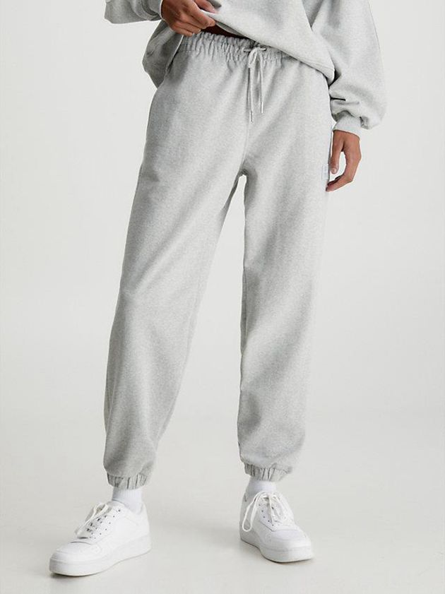 Grey Calvin Klein Relaxed Recycled Cotton Women Joggers | KHCL-95308