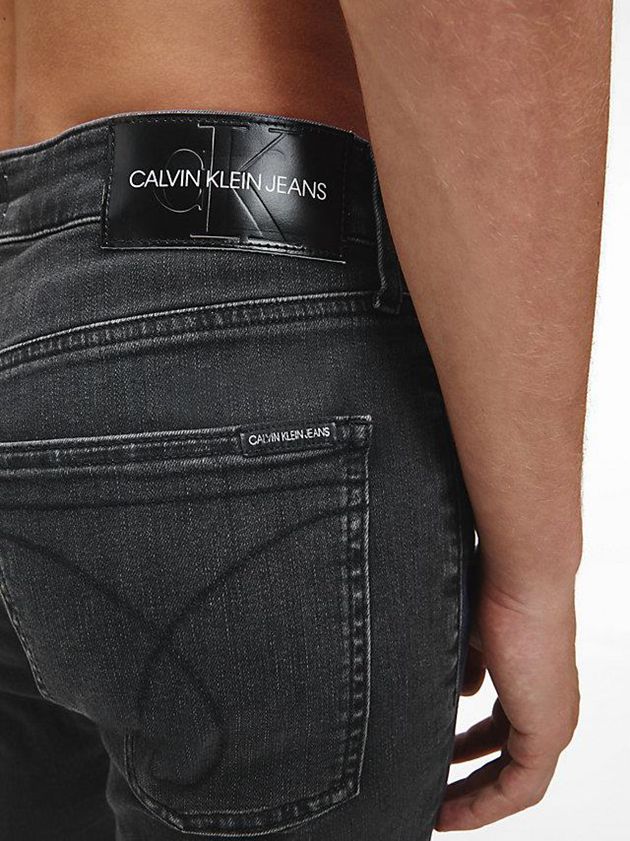 Grey Calvin Klein Skinny Men Jeans | AUXC-13786